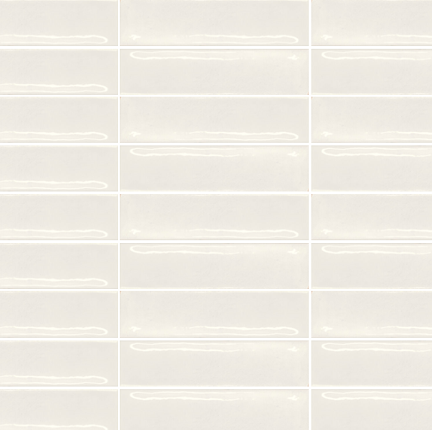 Barret - 2.36"x9.7" - White - Glossy