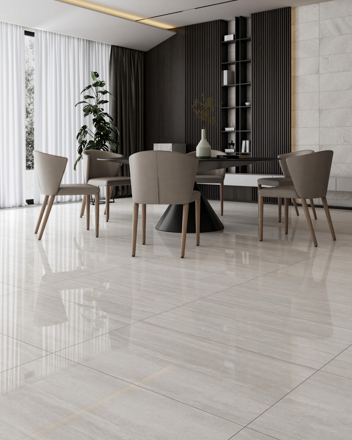 Cara - 24"x48" - Platino - Polished
