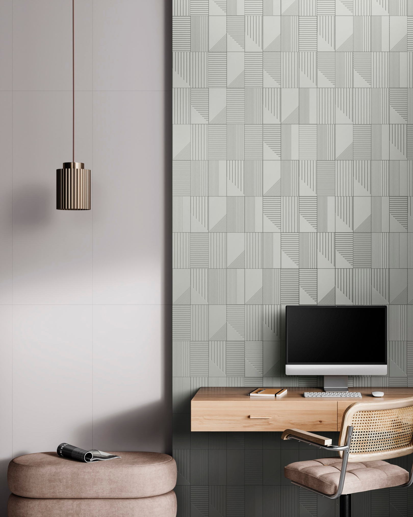 Farah - 4"x8" - Sage - Matte