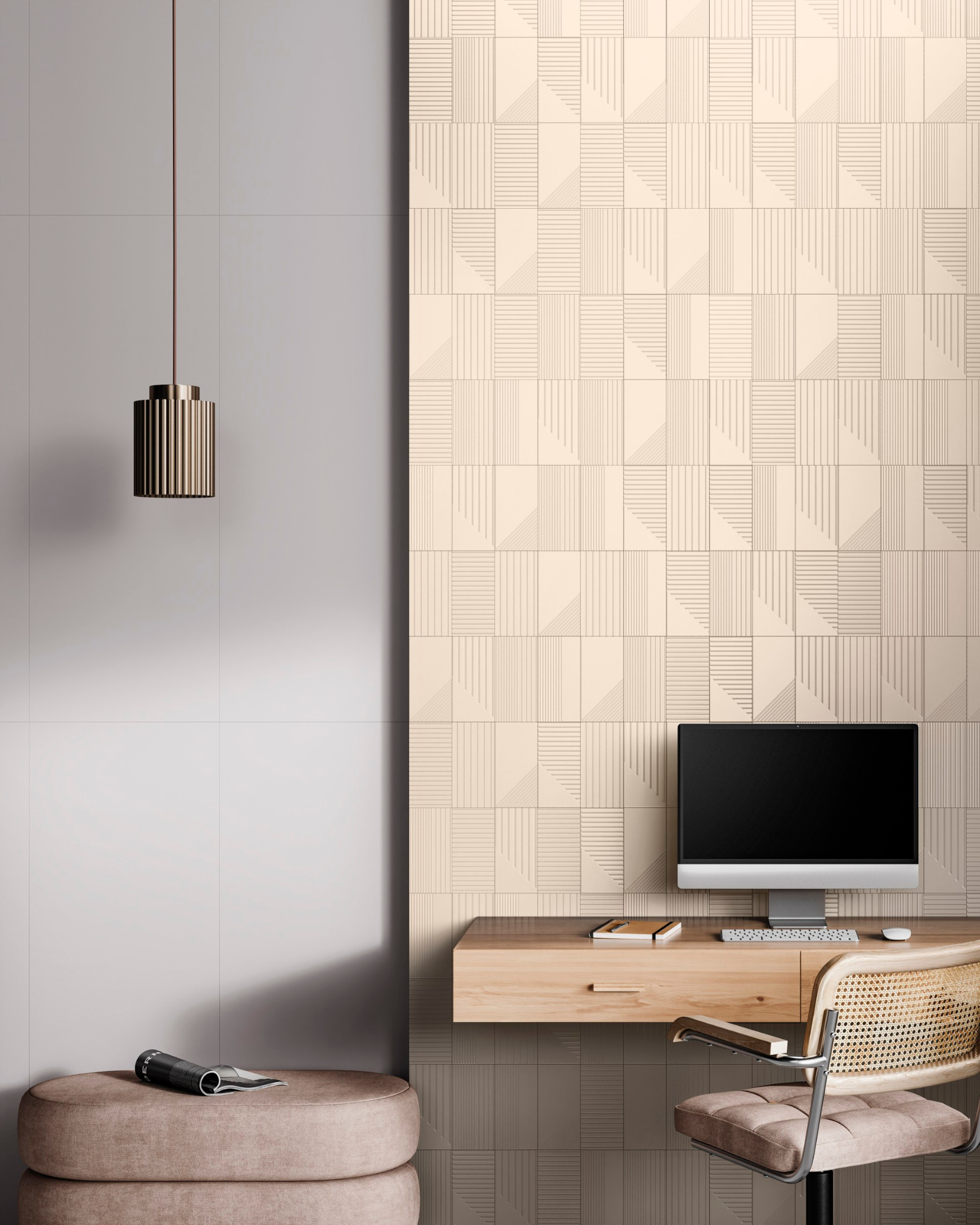 Farah - 4"x8" - Vanilla - Matte