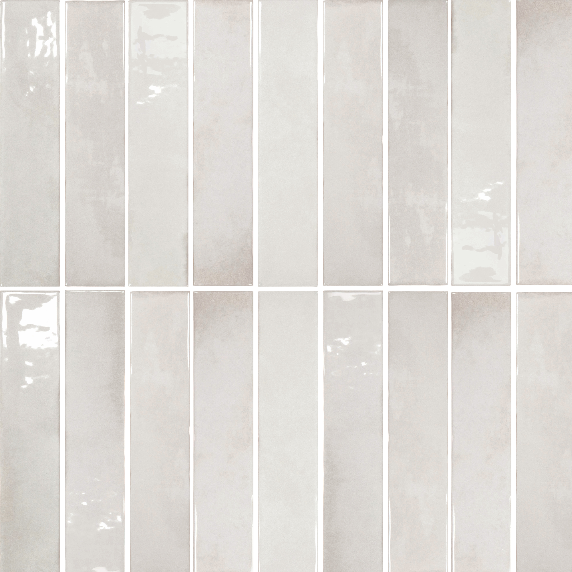 Carlo - 2"x10" - Grey - Glossy