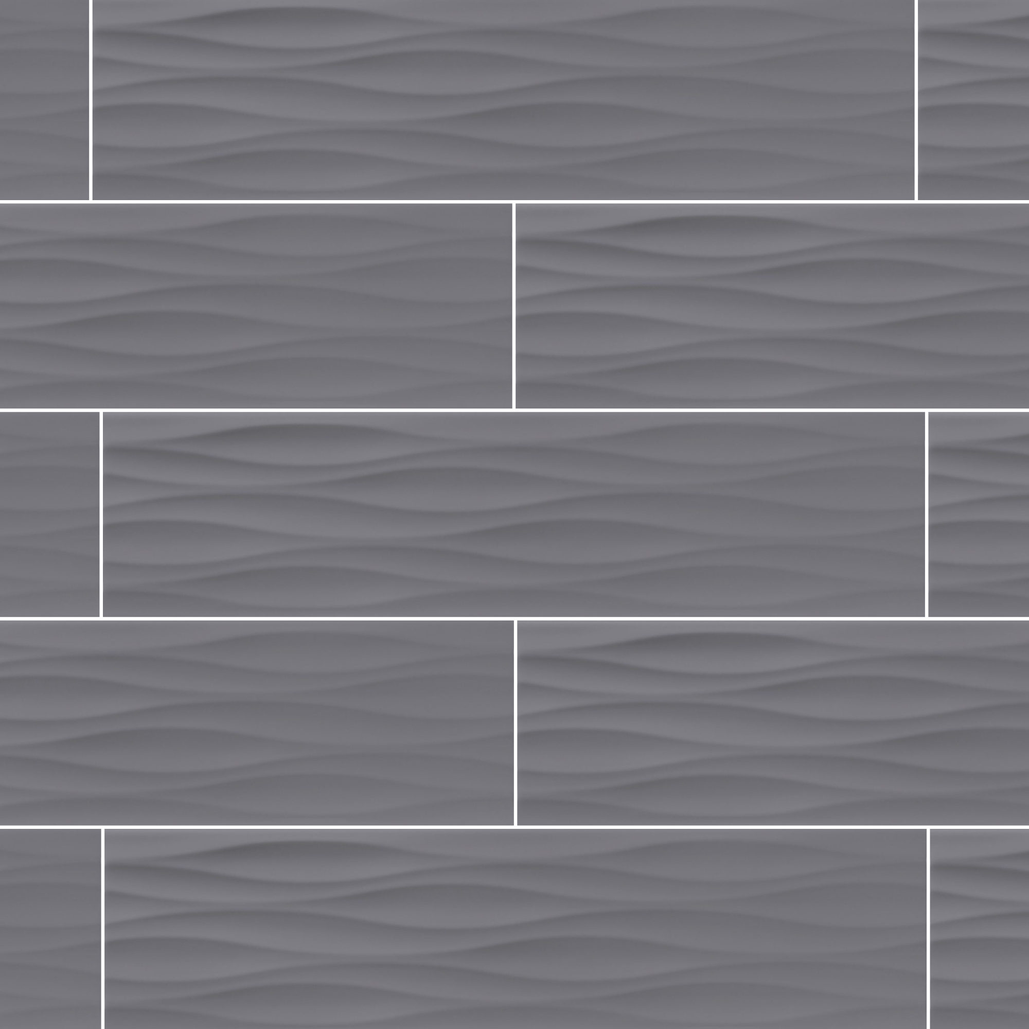 Kristy 2.0 Ripple - 4"x16" - Gris - Matte