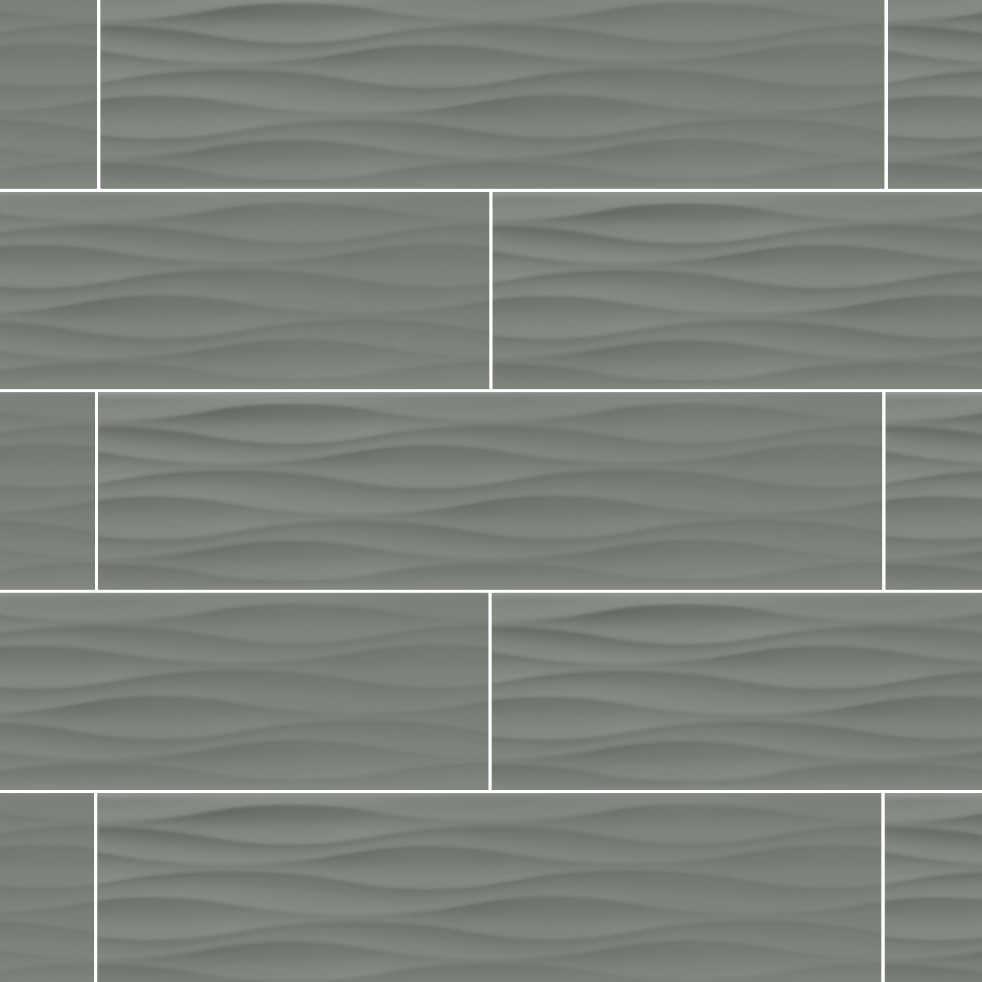 Kristy 2.0 Ripple - 4"x16" - Leaf - Matte