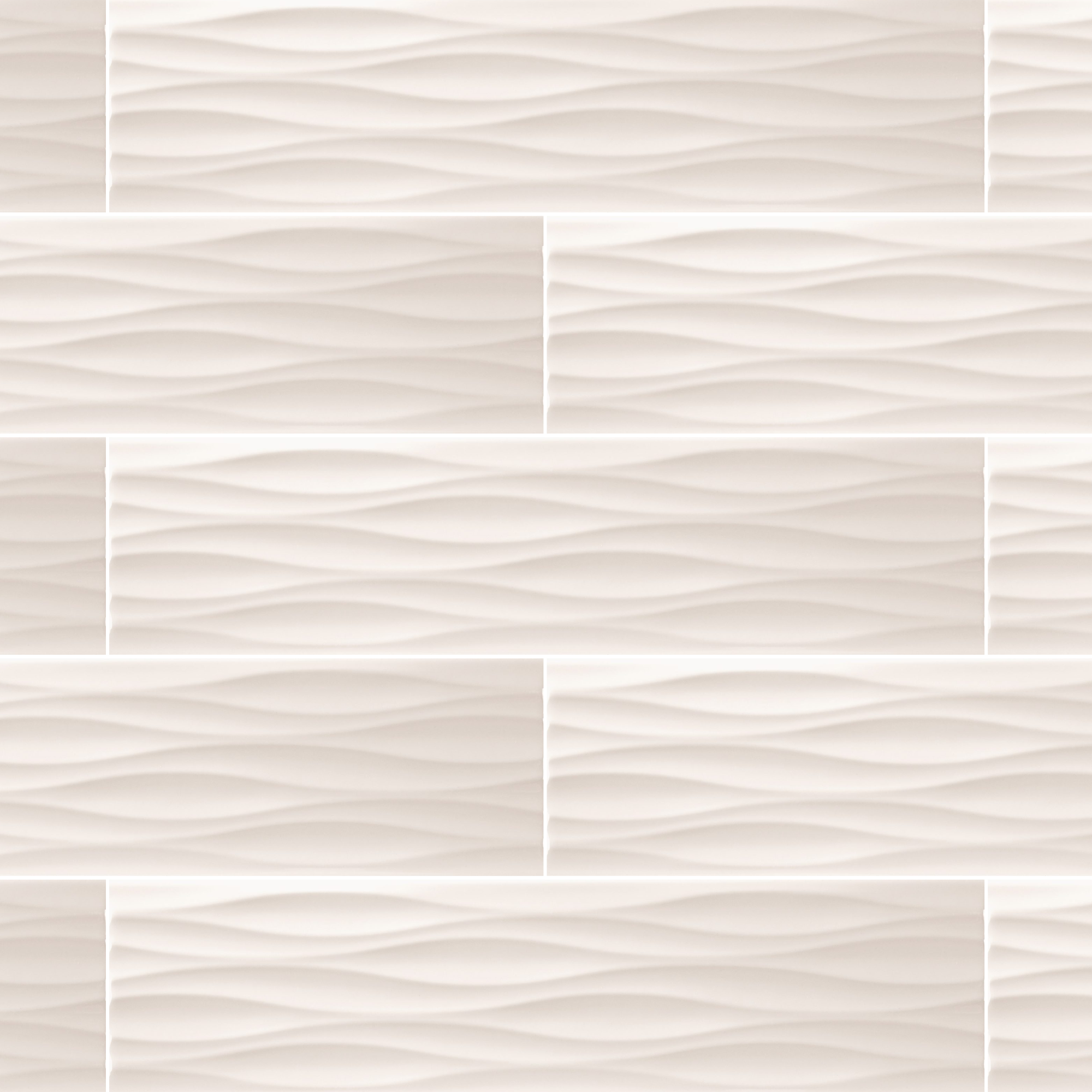 Kristy 2.0 Ripple - 4"x16" - Nuage - Matte