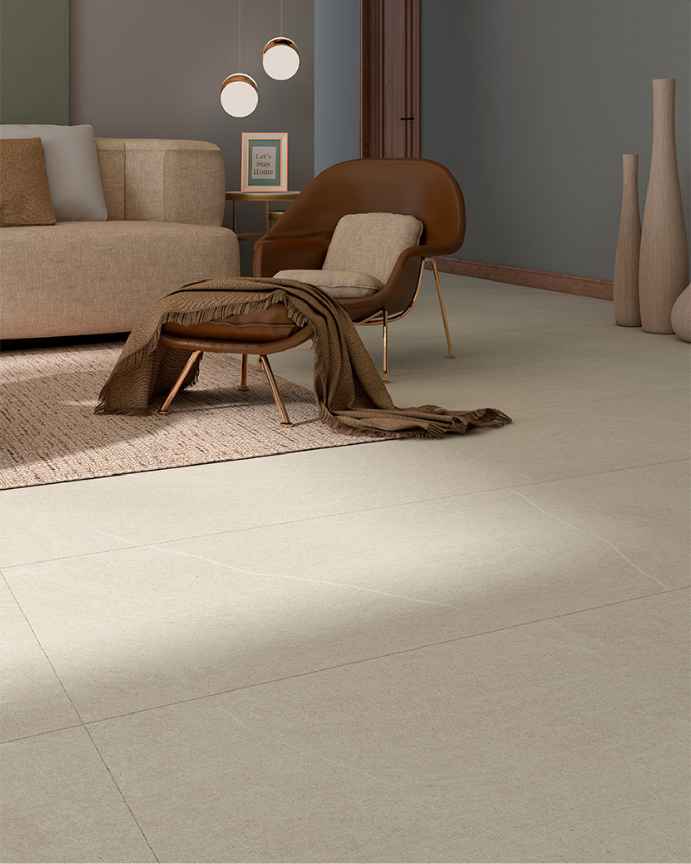 Kyle - 24"x48" - Sand - Matte