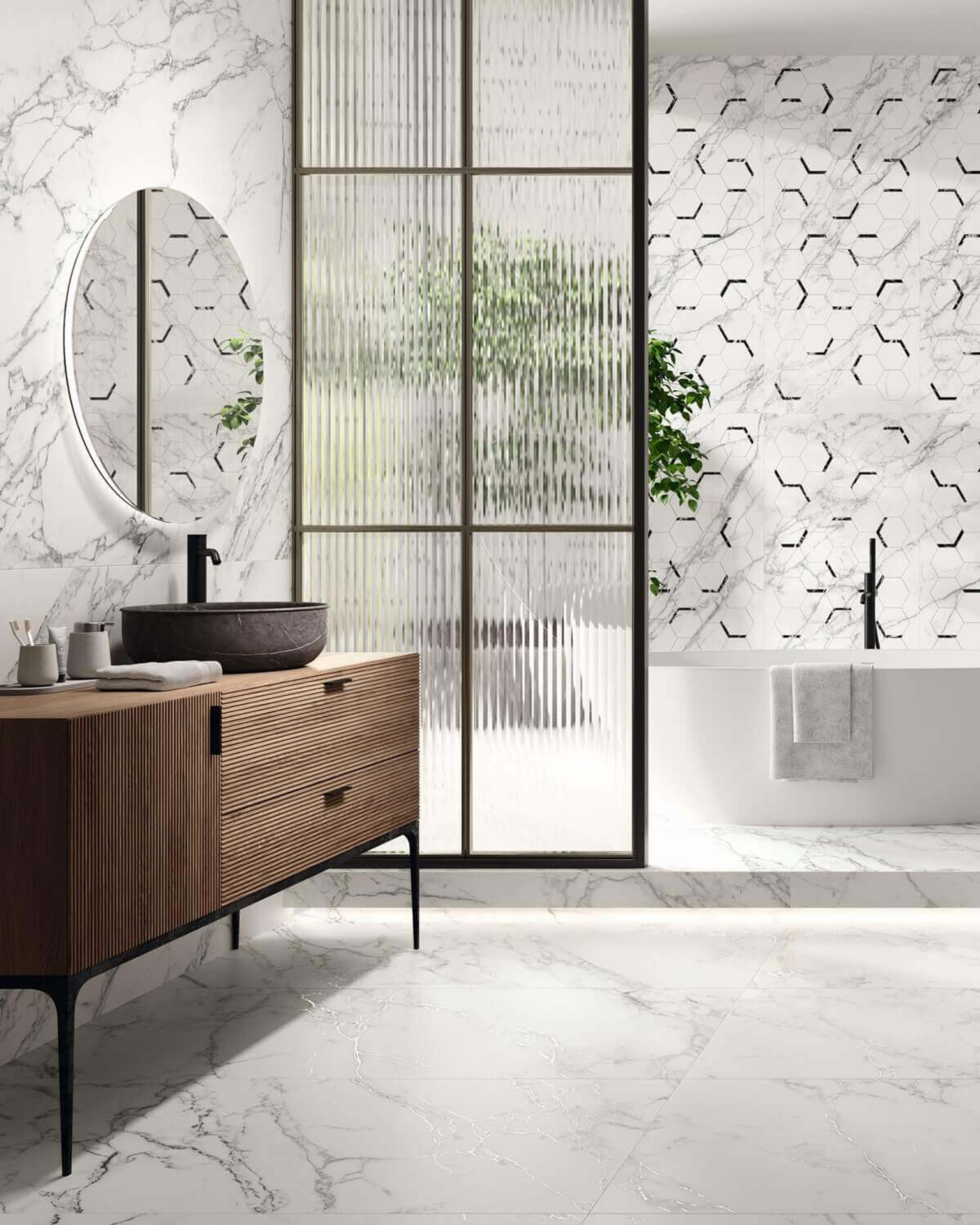 Laura - 25"x58" - White - Matte