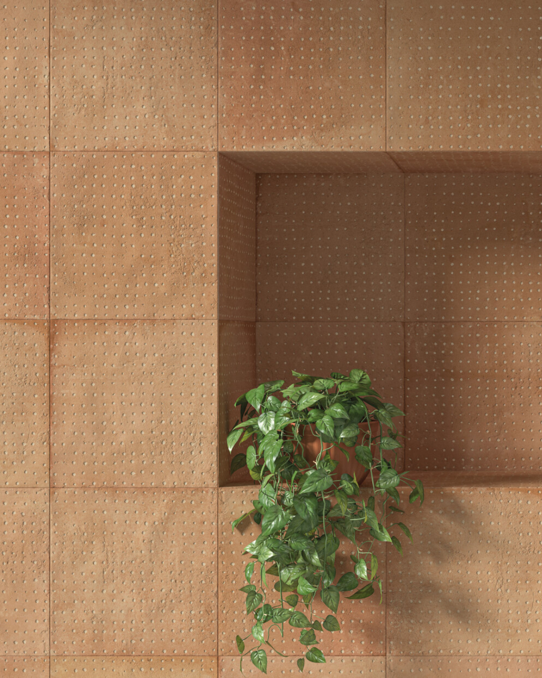 Pancracio - 9"x9" - Clay Spot - Matte