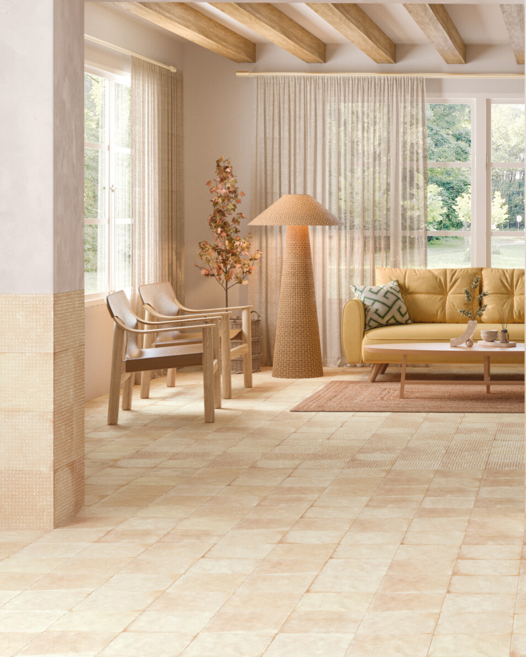 Pancracio - 9"x9" - Sand Spot - Matte