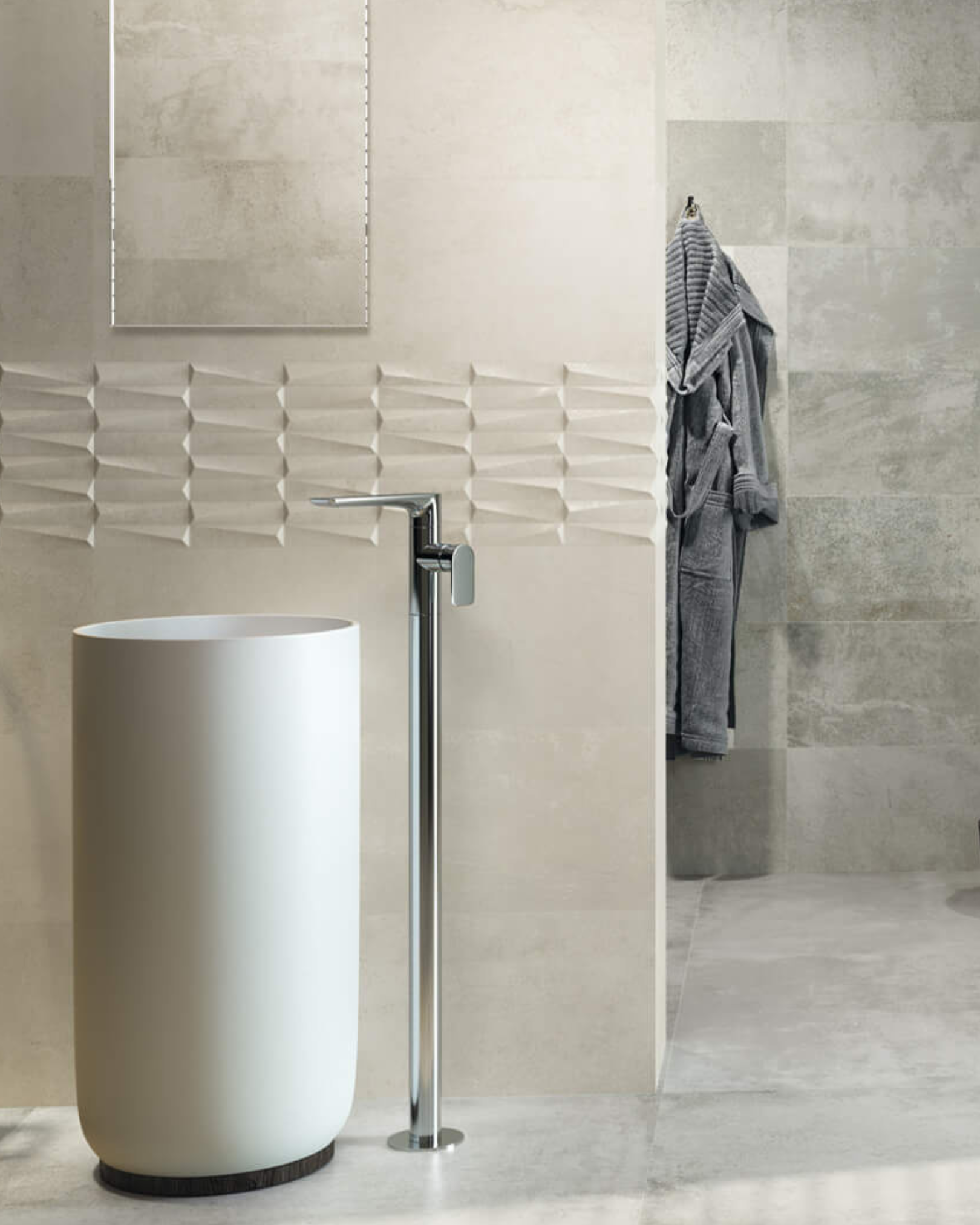 Sean - 12"x36" - Gris - Matte