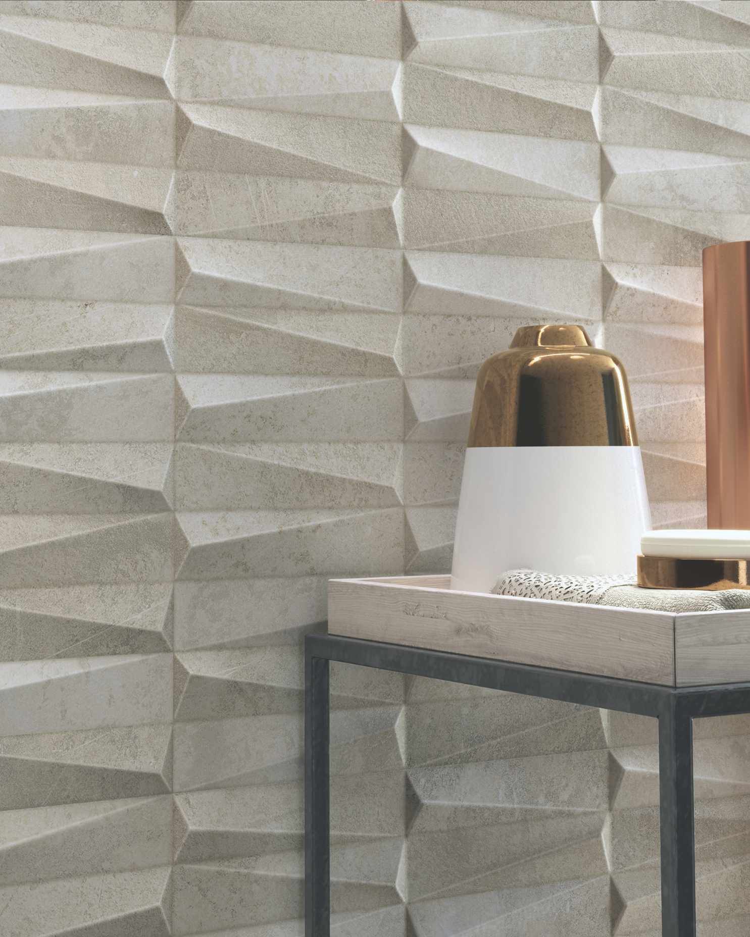 Sean Deco - 12"x36" - Gris - Matte