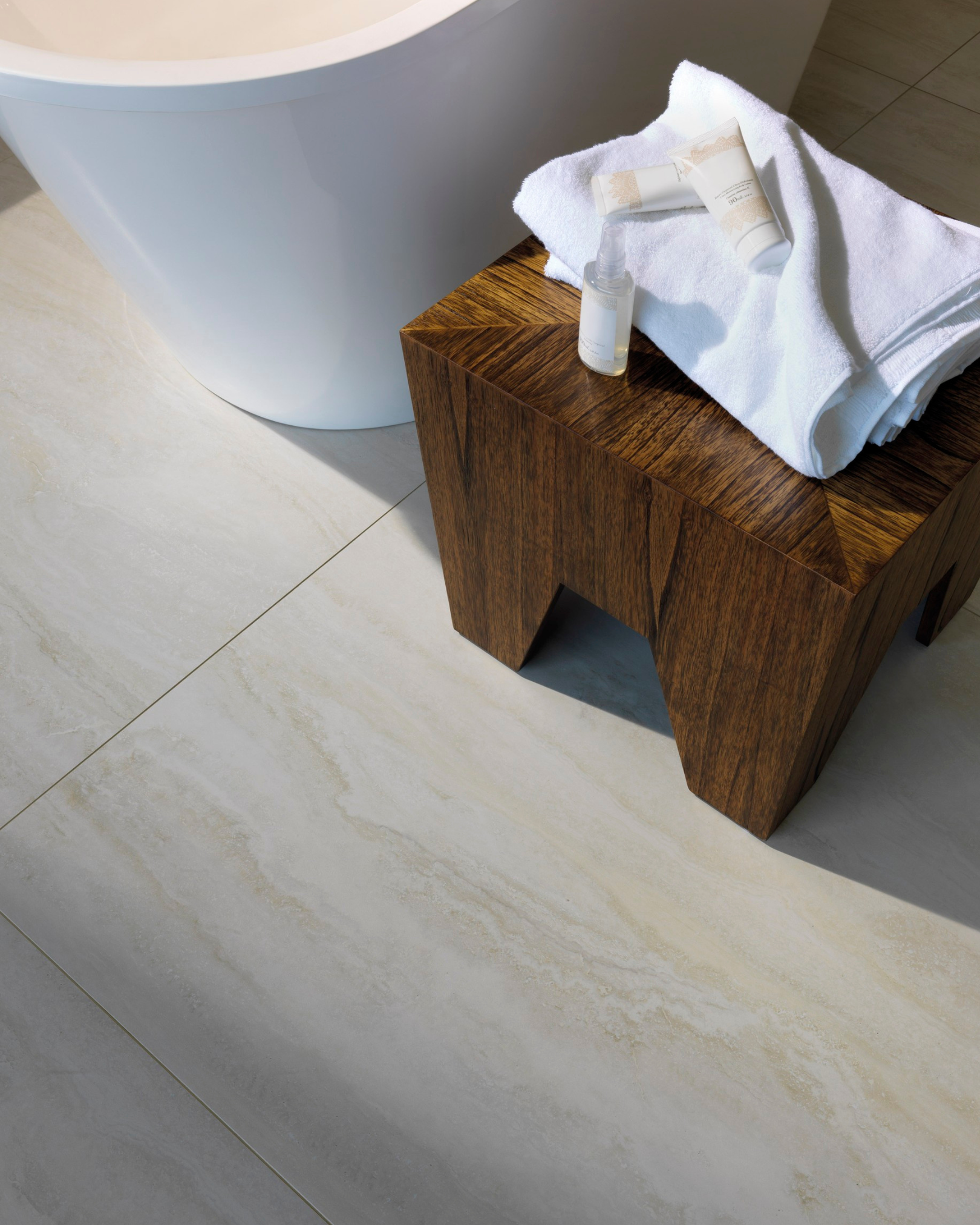 Travertino - 24"x48" - Bianco - Matte