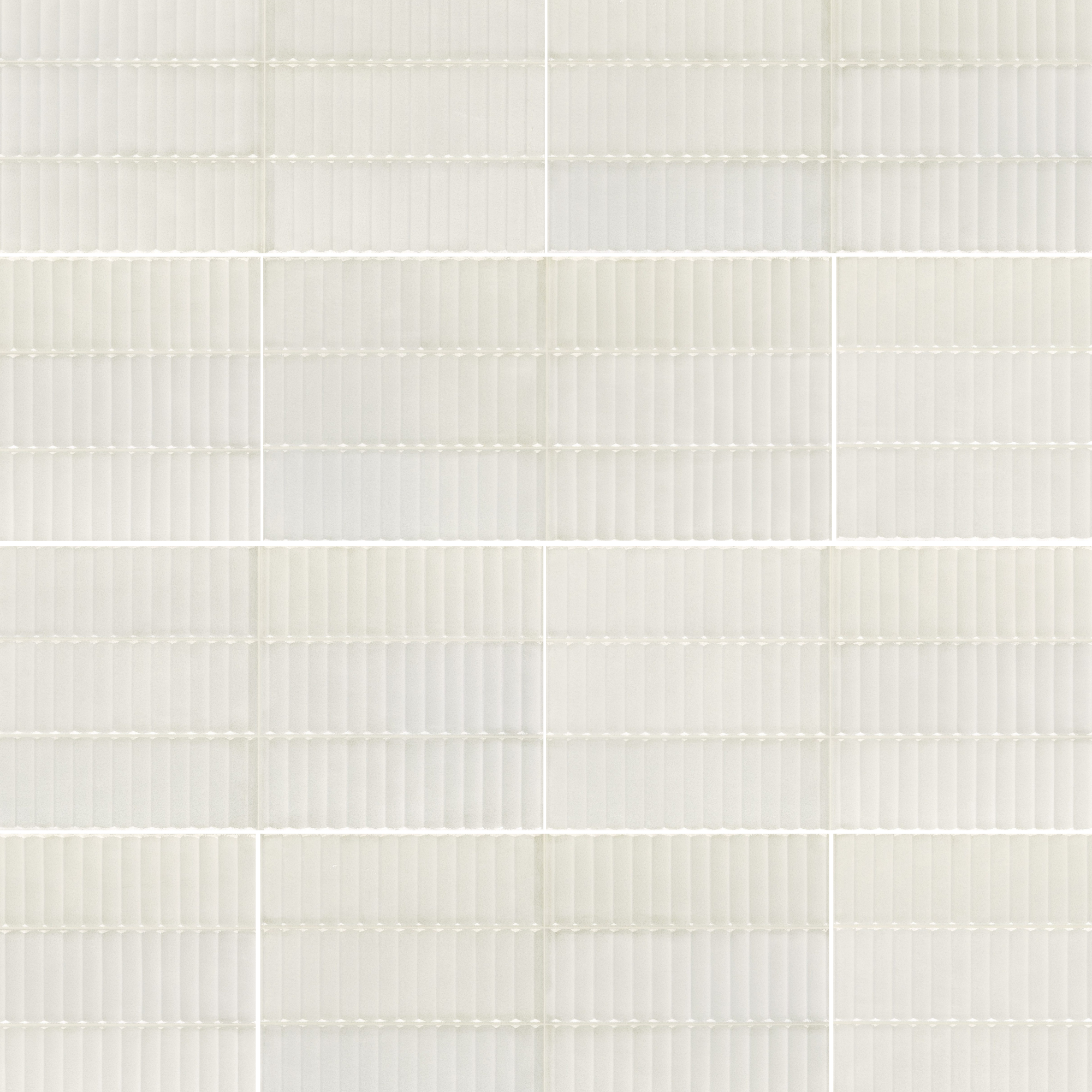 Veronica Deco Blanc - 12"x24" - White - Glossy