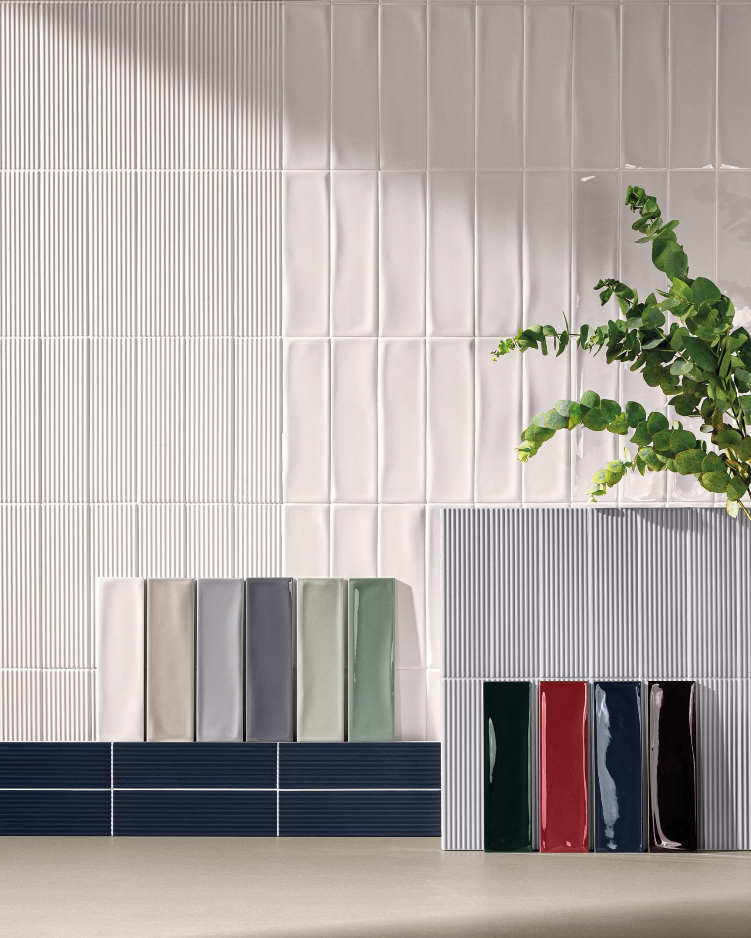 Vivian Deco - 3"x10" - Blanc - Matte